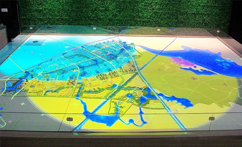 數字沙盤效果圖